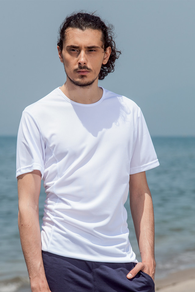T-Shirt Uomo in tessuto